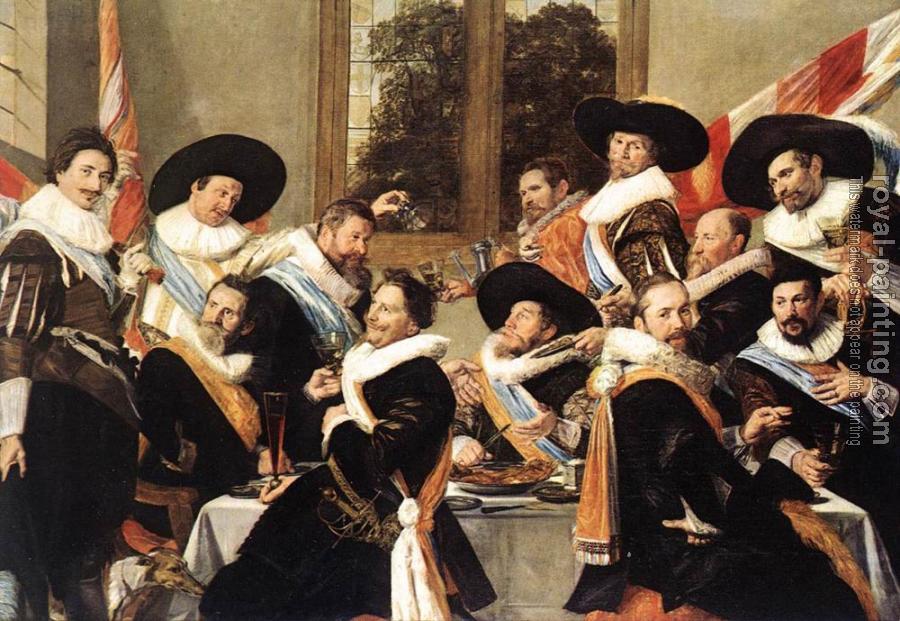 Frans Hals : Banquet Of The Officers Of The St George Civic Guard Company